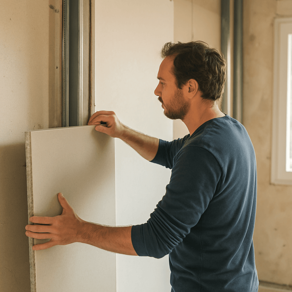 Cloison placo phonique : réduire le bruit sans perdre 5 cm