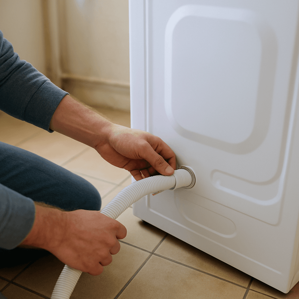 Évacuation machine à laver : installation sans fuite