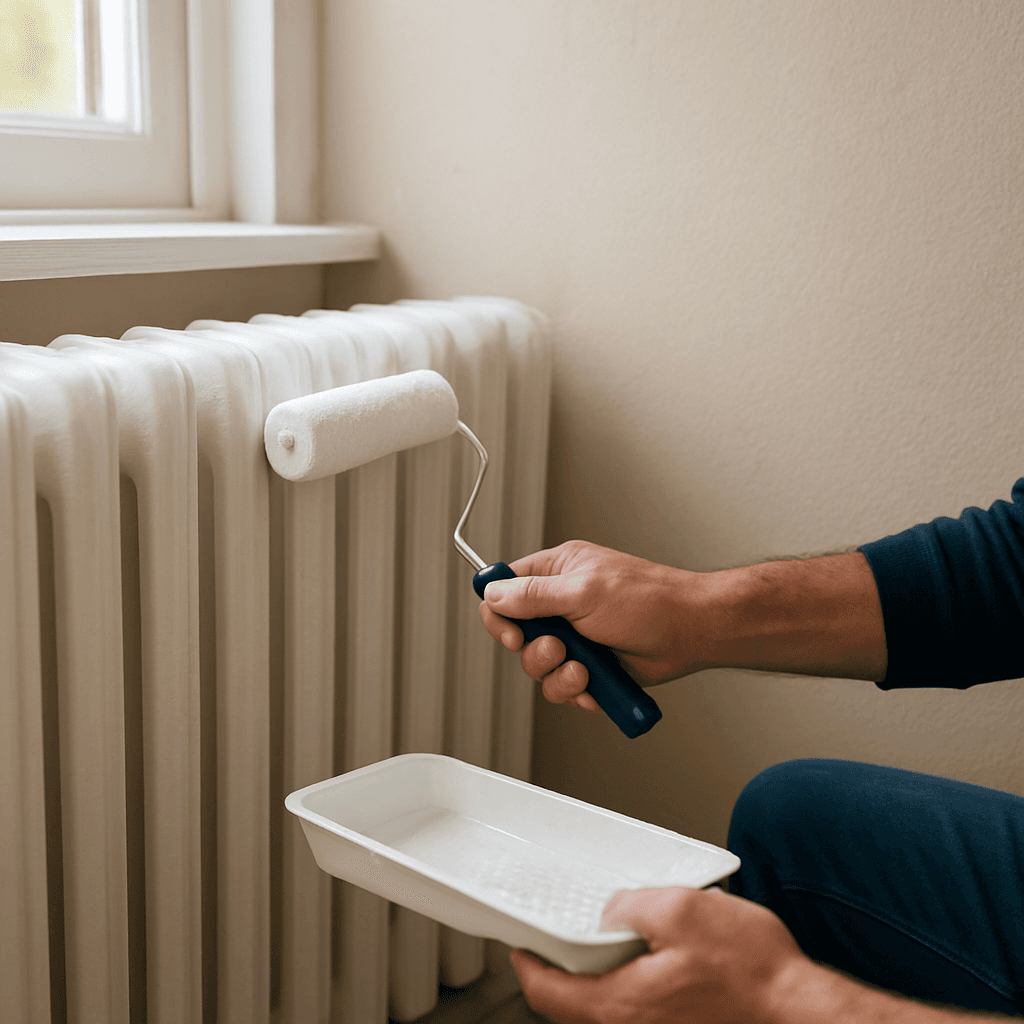 Peindre un radiateur sans odeur et sans traces de rouleau