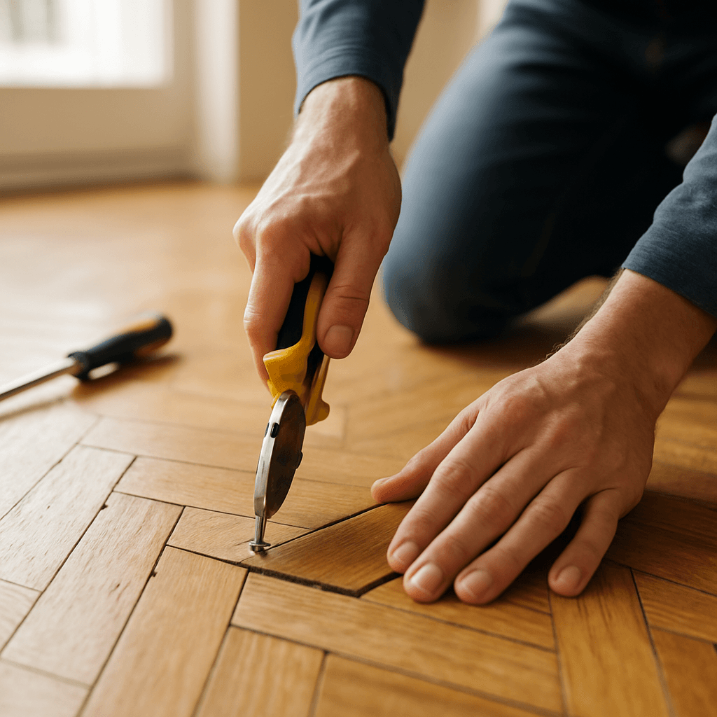 Parquet qui grince : 5 solutions rapides sans le déposer