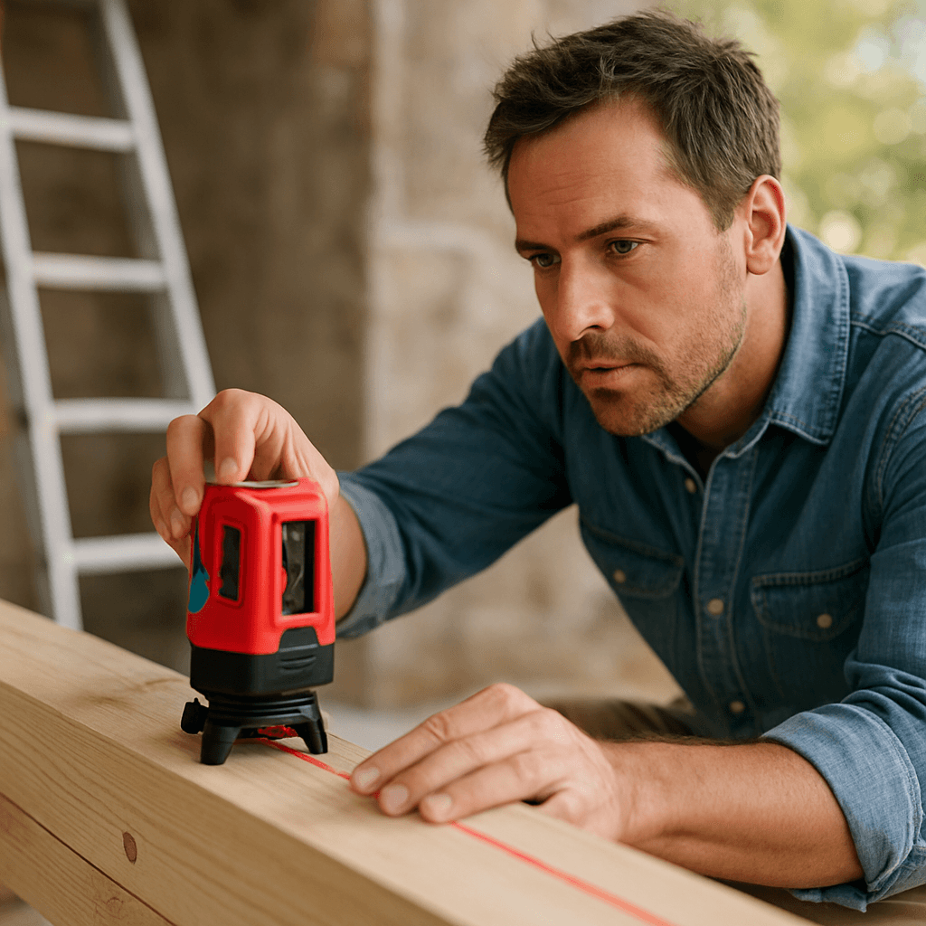 Régler un niveau laser sans erreur : précision à 5 mm