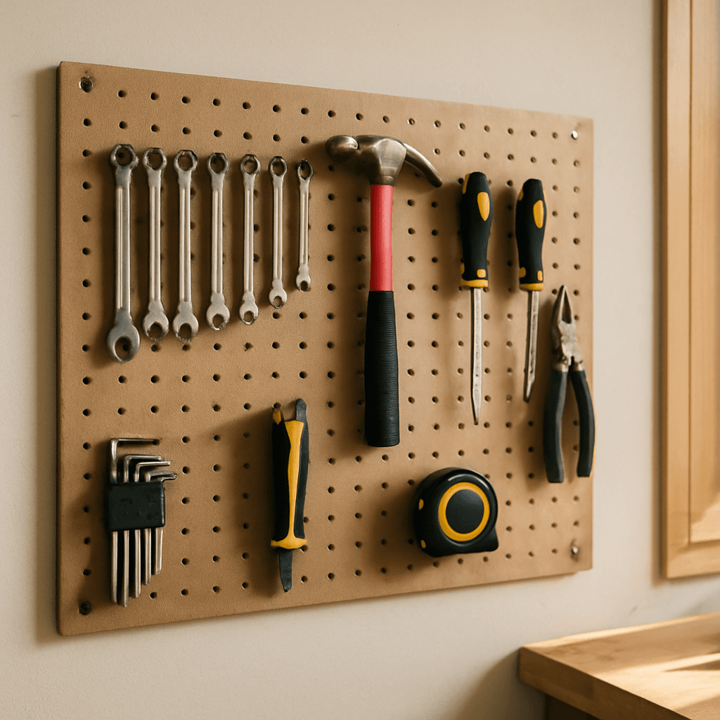 Panneau mural d'outils modulable sans perçage : guide