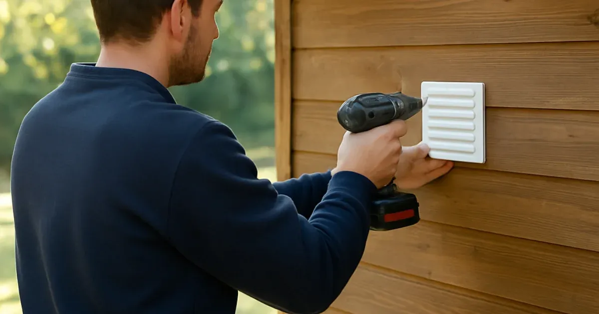 Ventiler un abri de jardin sans électricité : anti-moisissure