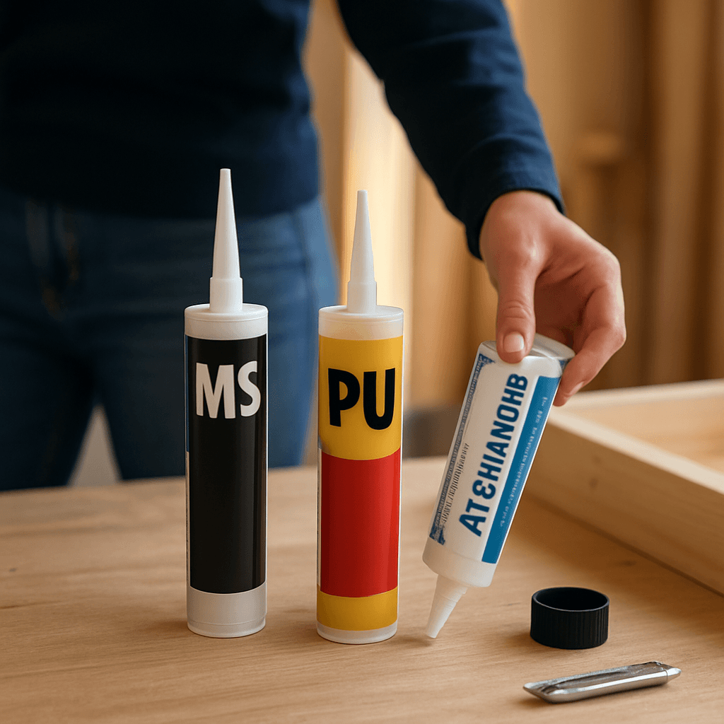 Colle de montage : MS, PU ou acrylique, que choisir ?