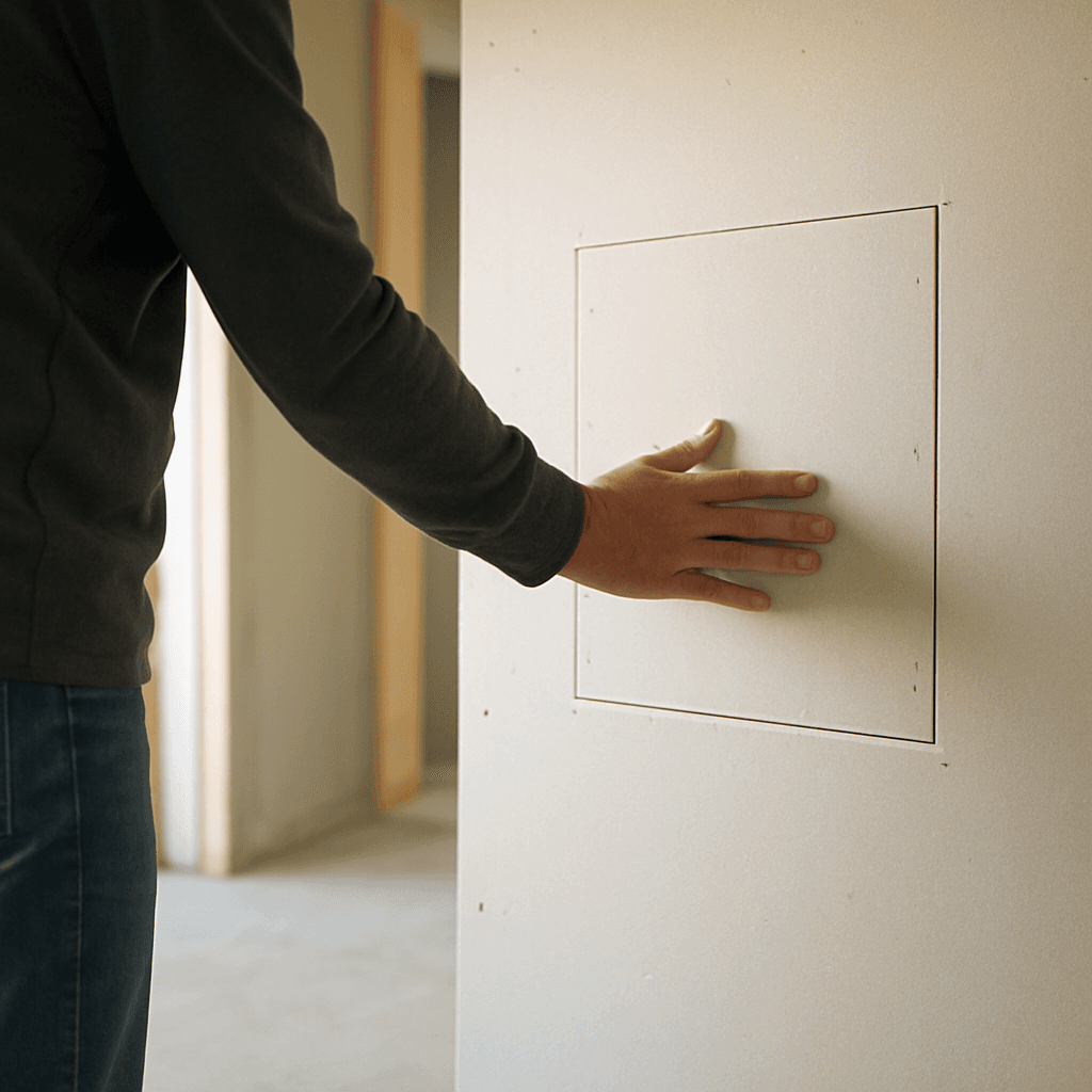 Trappe de visite invisible en placo : pose facile et propre