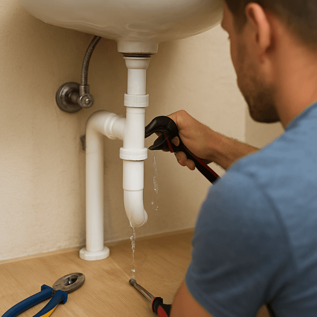 Fuite au siphon de lavabo : diagnostiquer et réparer vite