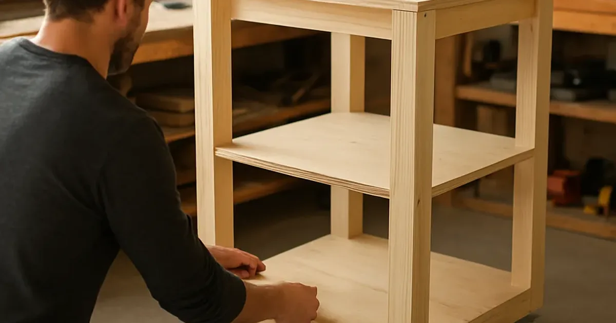 Fabriquer un chariot d'atelier solide et compact sur roulettes