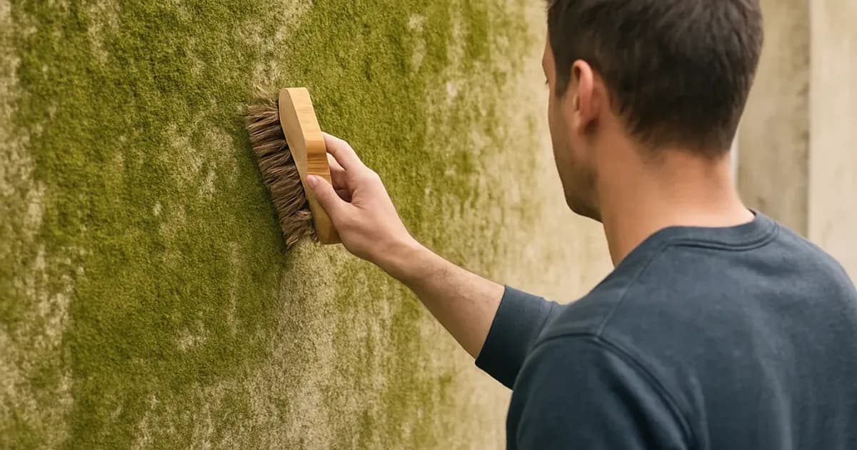 Façade pleine de mousse : traitement efficace sans karcher