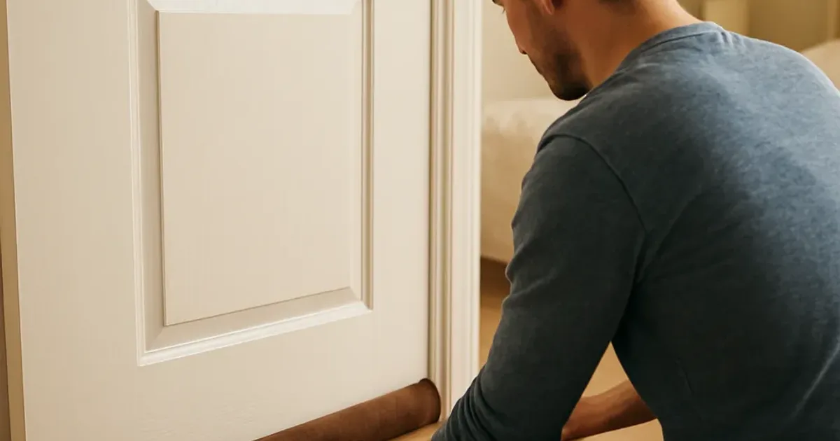 Isoler une porte de chambre : moins de bruit, zéro courant d'air