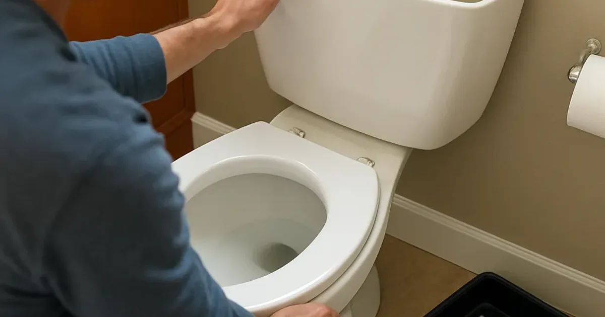 WC qui coule par le trop-plein : régler le flotteur vite