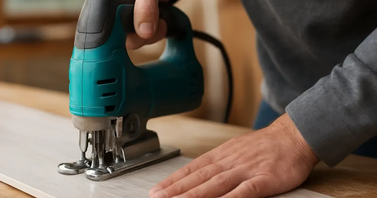 Scie sauteuse : couper du stratifié sans éclats