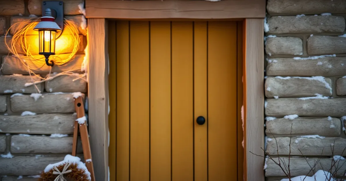 Porte qui grince en hiver : 5 réglages qui marchent