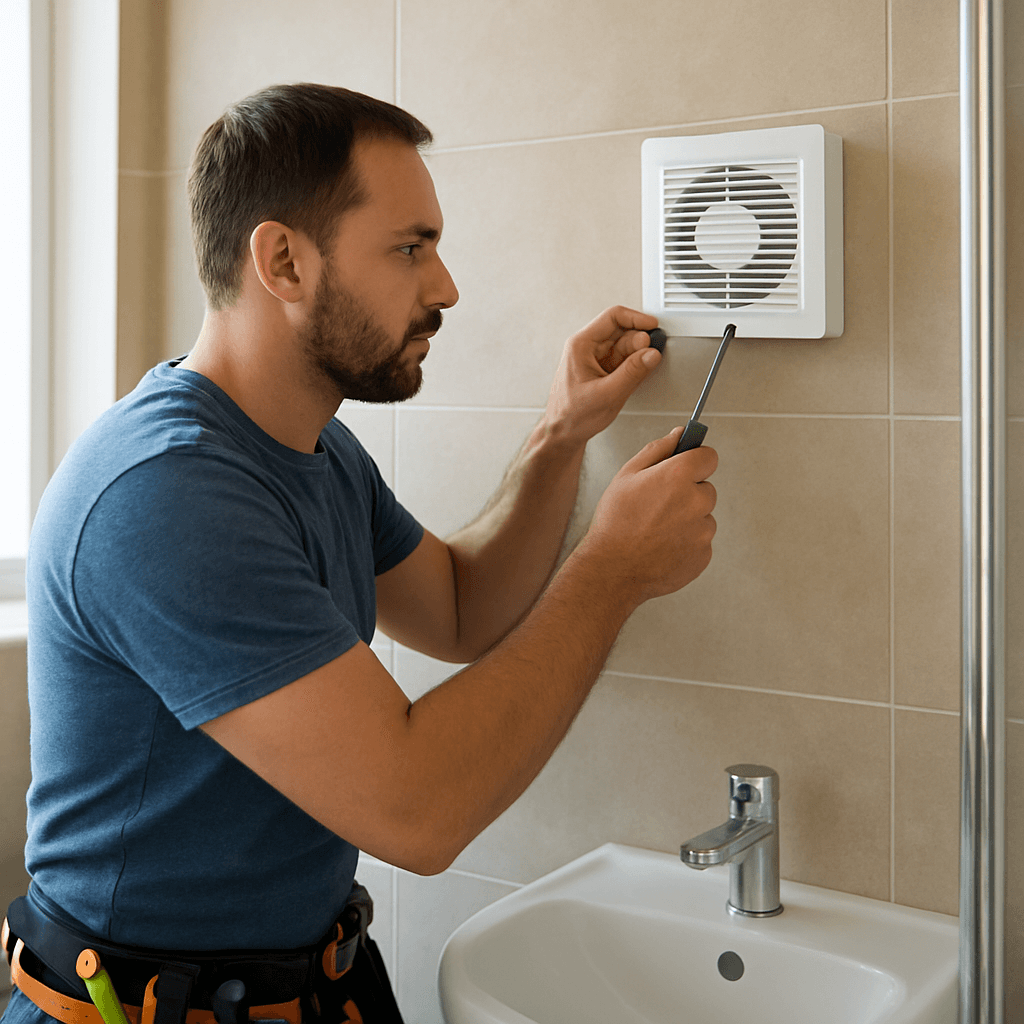 Installer un ventilateur d'extraction de salle de bain : guide