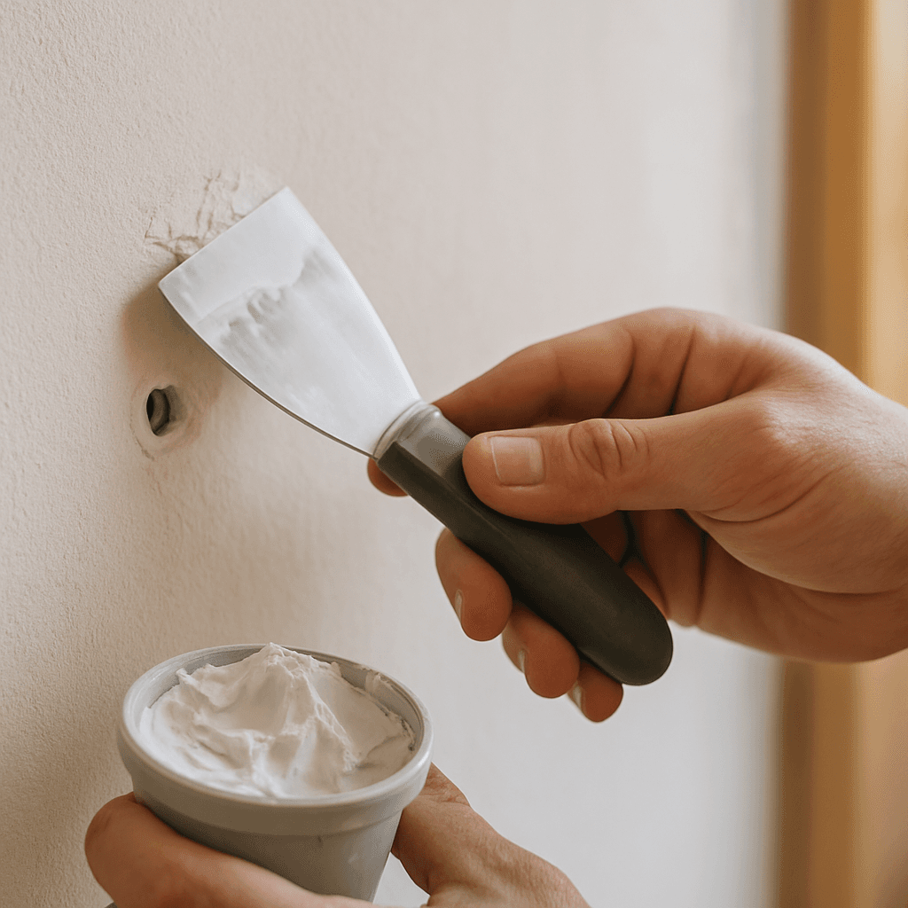 Reboucher un trou dans du placo après cheville Molly