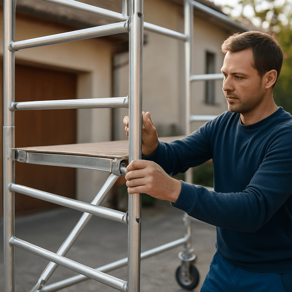 Louer un échafaudage roulant : bien choisir et monter en sécurité